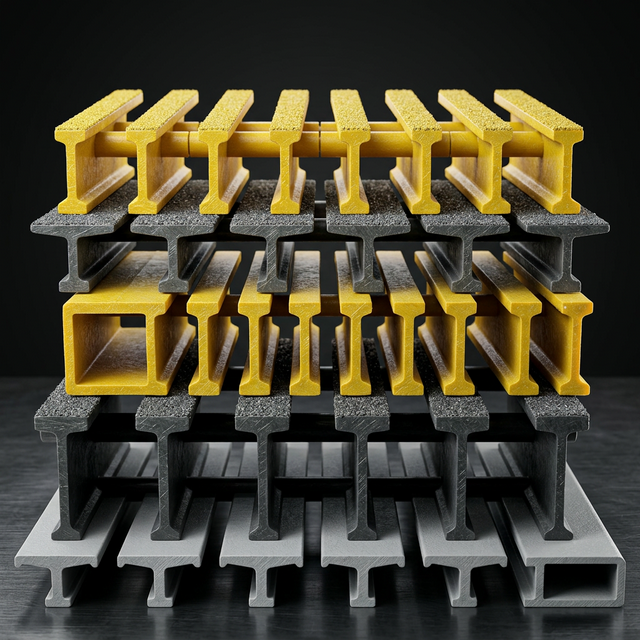 Pultruded FRP Gratings